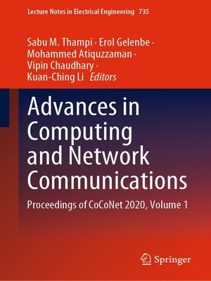 cover image of Advances in Computing and Network Communications